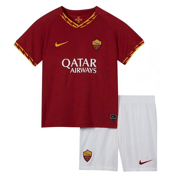 AS Roma Trikot Heim Kinder 2019-20 Rote Fussballtrikots Günstig